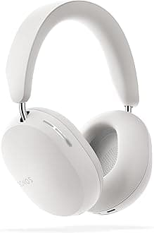 Ace | Noise Cancelling Wireless Over-Ear Headphones with Bluetooth, 30-Hour Battery Life, Spatial Audio, Dolby Atmos, Dynamic Head Tracking - White