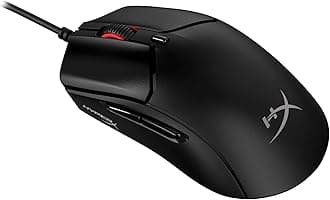 HyperX Pulsefire Haste 2 Gaming Mouse | Black Switches | 8000Hz2 polling rate | Grip tape | Super-flexible paracord cable | Smooth, low-friction skates NGENUITY Software