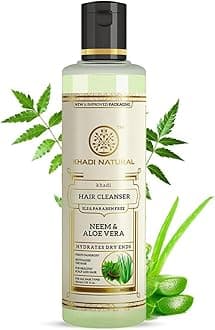 Herbal Hair Cleanser/Shampoo, Neem And Aloevera, Sls/Paraben Free, 210Ml, Multi, B00F8Aqvza