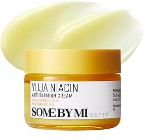 SOME BY MI Yuja Niacin Anti Blemish Cream – 2.02oz, 60ml – Korean 5% Niacinamide Face Moisturizer to Brighten Dull-Looking Skin – Dark Spot Remover with Alpha-Bisabolol for Face – Korean Skin Care
