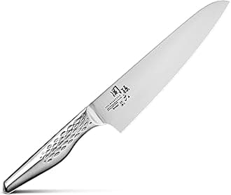 Kai Corporation AB5158 Chef's Knife, Sansonroku, 7.1 inches (180 mm), Made in Japan, Dishwasher Safe, Silver