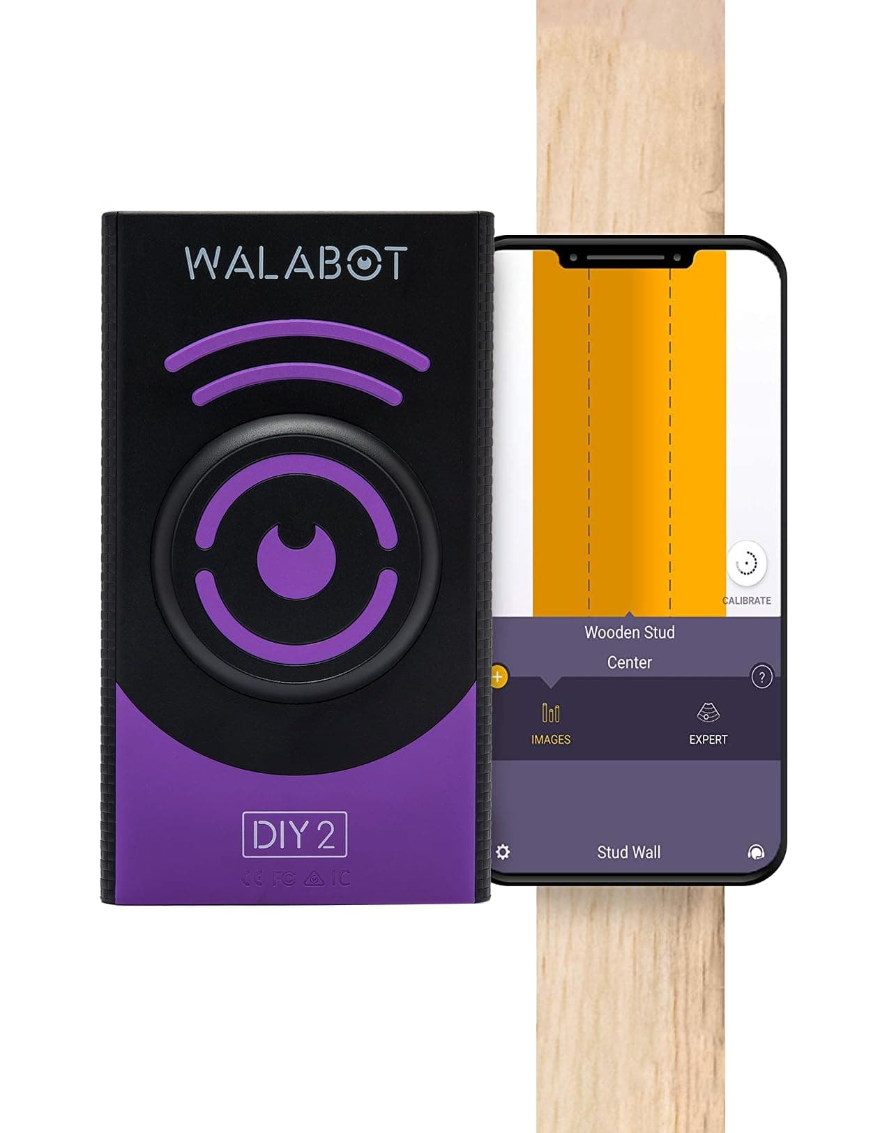 Walabot DIY 2 – Visual Stud Finder & Wall Scanner for Drywall. Detects Wood & Metal Studs, Plastic & Metal Pipes, Live & Non-Live Wires