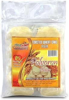 Aling Conching Polvoron, Plain, 10 piece, 6 oz (170g)