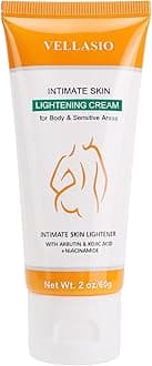 Skin Bleaching Cream, Skin Lightening for Intimate Area, Whitening Cream Underarms, Knees, Elbows, Inner Thigh, Bikini Line, Armpit, Natural Formula Dark Spot Remover
