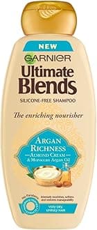 Garnier Ultimate Blends Argan Oil and Almond Cream Dry Hair Shampoo, 360ml