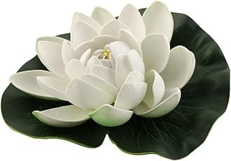 MEENAMART.COM Home Decor Lotus Artifical Flowers for Indoor Diya/Wedding (Multicolour)
