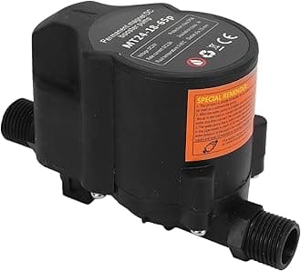 Water Pressure Booster Pump, High Low Noise Automatic Shower Pump Compatibile With Tank And Tankless Heaters, Dc24V Inline Boosting Pipe For Home(Uk)