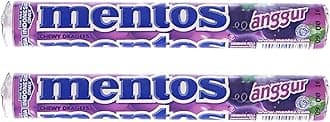 Mentos Grape Roll,2 X 29 G,58 Grams
