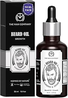 Advanced Beard Growth Oil - 50ml for Faster Beard Growth | 100% Natural | No Harmful Chemicals | Premium Beard Oil for Uneven and Patchy Beard | Non Sticky