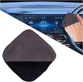 Square Car Touch Screen Cleaner Cloth, Microfiber Cleaning Pad Car Cleaning Wipes, Vehicle Screen Cleaner Tool Car Interior Cleaning Cloth for Car Dashboard Display Electronic Devices (Square)