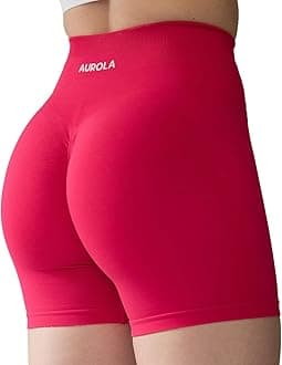 AUROLA Intensify Workout Shorts for Women Seamless Scrunch Short Gym Yoga Running Sport Active Exercise Fitness Shorts