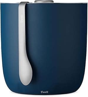 S'well Ice Bucket with Tongs, 68 oz, Azurite