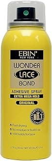 Wonder Lace Bond Adhesive Spray Original - Extra Mega Hold 2.7oz/ 80ml | Daily Use, Fast Drying, No Residue, No Build-up, Powerful Hold, All-day Hold, Daily Wig Application