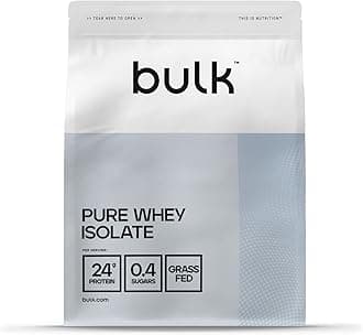 Bulk Pure Whey Isolate 90 | Chocolate Cookies | 25g Protein per Serving | Ultra-Filtered Whey Isolate | Low Sugar | Low Fat | Fast Absorption | Supports Muscle Maintenance | 5kg | High Protein Shake
