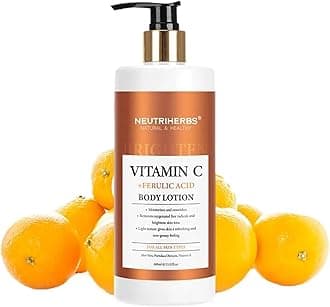 Body Lotion for Women Dry Skin with Vitamin C + Ferulic Acid Natural Body Lotion Moisturizes and Nourishes for All Skin Types 13.52 Fl Oz Pump Bottle
