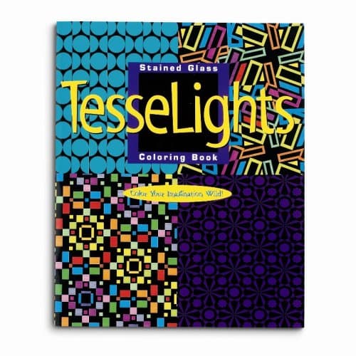 Mind Ware Stained Glass Tesselights Coloring Book