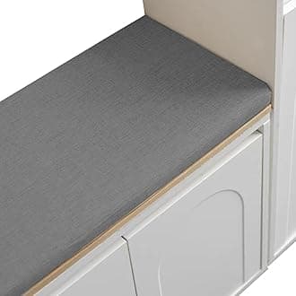 Bench Cushions for Indoor Furniture 40/48/60 x 14/15/17/11 inch Rectangular Non Slip Outdoor Bench Cushion pad for Deck Chair Swings Bench Cushion(Color 2,48x24x2in)