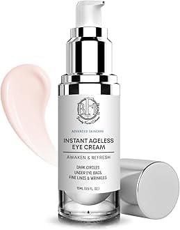 Instant Eye Tightener Cream - Reduces Under Eye Puffiness, Bags, Dark Circles. Lift Technology to Tighten & Firm Sagging Skin Around Eyes. Smooths Away Crow’s Feet, Fine Lines & Wrinkles.