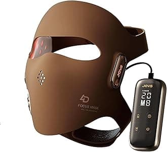 4D Laser Light Therapy Mask - Red Light Therapy for Face, Led Face Mask Light Therapy, 6x Powerful More Than LED, FPT Technology, 4 Wavelengths, Anti-Aging