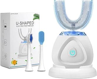 Electric Toothbrush, Automatic Toothbrush Auto Tooth Brush, Teeth whitening Brush with Timer & Wireless Charging 360° Electric Toothbrush for Adult