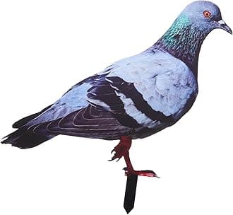 MAGICLULU Lifelike Acrylic Pigeon Garden Stake - Realistic Simulation Pigeon Decor for Outdoor Lawn, Yard, and Patio Decoration (12.18x11.79inch)