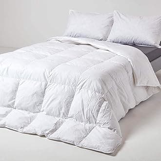 Homescapes Medium Warm Duvet 260 x 220 cm, Transition Duvet Heat Class 3-4, Goose Feather & Down Duvet with 420 GSM Filling, All-Season Quilt, Oeko-Tex Standard 100