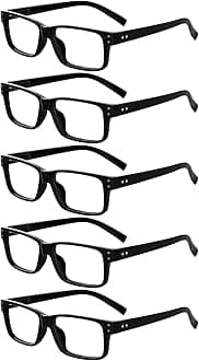 Vintage Reading Glasses-5 Pack Black Frame Glasses for Men Reading,Reader Eyeglasses Women