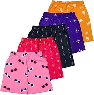 T2F Girls Shorts(Pack of 5)