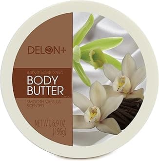 DELON Intense Moisturizing Smooth Vanilla Body Butter 6.9 Oz (4-Pack) by Delon+