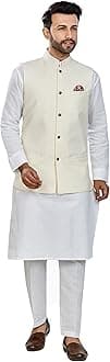 BE ACTIVE Mens Nehru Jacket For Men|| Linen Waistcoat for Ocassion|| Mens Nehru Jacket