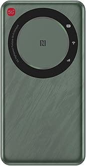 ZTE U30 Air Pocket WiFi Router Global Version 5G, 867Mbps WiFi 5 (802.11ac), Dual-Mode 5G (SA/NSA), 7-Antenna 4x4 MIMO, 10-Device Connectivity, NFC One-Tap Pairing, 4500mAh Battery, USB-C 3.0, Green