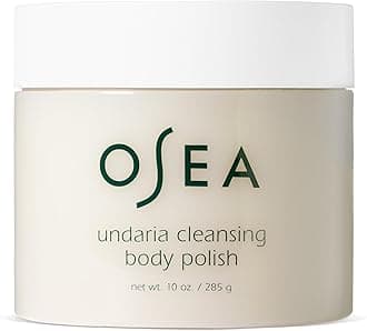 Undaria Cleansing Body Polish 10oz - Spa-Worthy AHA Body Exfoliator with Pumice and Seaweed