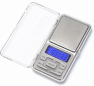 Food Travel Scale Portable Pocket Scale Gram Capacity 500g Degital Kitchen Small Miniature Scale Lab Measuring Scale High Precision