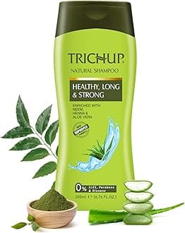Trichup Healthy, Long & Strong Hair Shampoo - with The Natural Goodness of Aloe Vera, Neem & Henna (200ml)