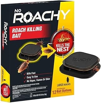 Natural Cockroach Killer for Kitchens, Bathrooms, and Cabinets, Anti Roach Gel for Indoor Cockroach Control, Cockroach Bait, Cockroach Killer Gel (12)