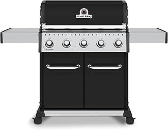 Broil King 876214 Baron 520 Pro, Liquid Propane (LP), Stainless Steel, Black