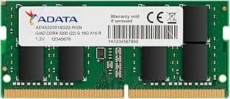 ADATA AD4S320016G22-SGN Corporate Model Notebook Memory 16GB DDR4-3200 (PC4-25600) 260-Pin SO-DIMM /