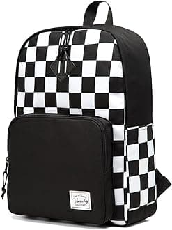 Unisex School Backpack, Teenage School Backpack Ultralight Portable Backpack 15.6 Inch for Teens Adults Water Resistant College Backpack