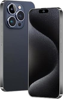 A15 PROMAX Unlocked Android Phone 8-core Android 13 Phone8GB+256GB Cell Phone 24MP+50MP Camera Pixels 6800mAh Battery for Extended Standby 7inch HD Screen Mobile Phone 5G Dual SIM (Titanium Deep Blue)