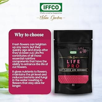 IFFCO Urban Gardens - Life Pro 400gm (10gm X Pack of 40) – Cut Flower Life Extender