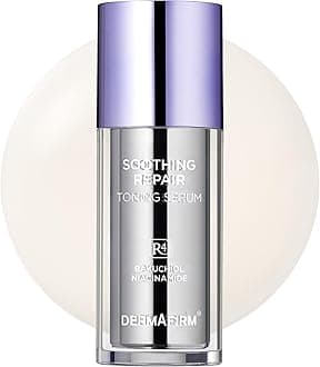 [DERMAFIRM] Soothing Repair Toning Serum R4 | Bakuchiol Face Serum w/Niacinamide & Peptides | Calming and Correcting Facial Serum for All Skin Types | No Animal Trials No Parabens 1.01 fl oz