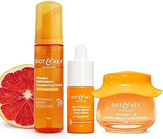 Vitamin C + E Skin Care Combo | Facewash 80ml, Serum 30ml, Moisturizer 60ml