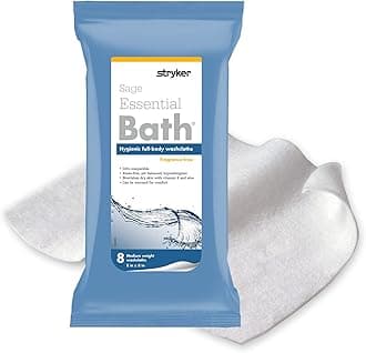 Sage Fragrance-free Essential Comfort Bath Cleansing Washcloths -