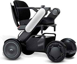 Model C2 Portable Power Chair (White, 18" Wide Seat)