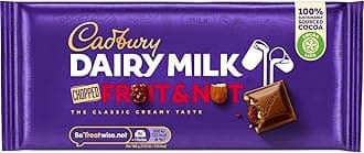 Cadbury Dairy Milk Fruit and Nut Chocolate Bar, 95g