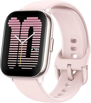 Active Smart Watch 42mm, AI Fitness Tracker & Sleep Coach, GPS, Amazon Alexa Built-in, Bluetooth, 14-Day Battery, 120+ Sports Modes, Android & iPhone, Petal Pink