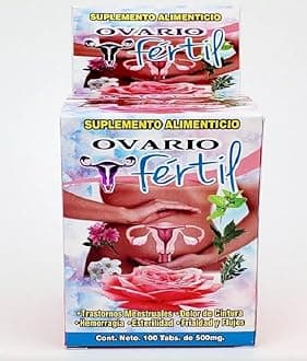 Ovario Fertil 100 Tabletas 500mg 2 Pack