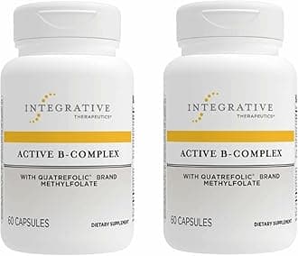 Integrative TherapeuticsActive B-Complex -Cellular Energy & Heart Health Support with Vitamins B2, B6 & B12* - Supports Nervous & Immune Systems - Dairy-Free & Gluten-Free - 120 Capsules