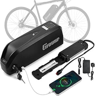 48V Ebike Battery 20AH, Electric Bike Battery Pack Lithium-ion with Charger Baseplate for 1500W 1000W 750W 500W 350W 250W 200W Bicycle Motor