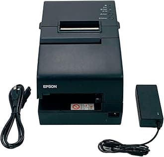 Epson TM-H6000IV M253A Multi-Function POS Compact Thermal Printer USB Bundle with AC Adapter (Renewed)